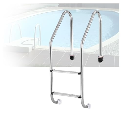 Escalera para piscina de 2 peldaños acero 304 miniatura 1