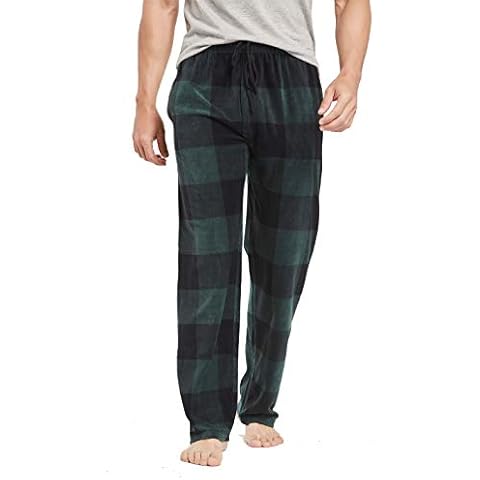 CYZ Men's Fleece Pajama Pant, Comfortable Mens pj Pants in Ultra Soft Fleece Fabric & Premium Micro Fleece Pajama Pants, F2205, Mens Size: Large Cover