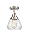 Innovations 447-1C-SN-G172-LED LED Flush Mount from Franklin Restoration Collection