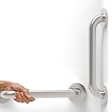 AmeriLuck 2 Pack Bathroom Grab Bar 12in, ADA 500lbs Loading Capacity, Brushed Nickel