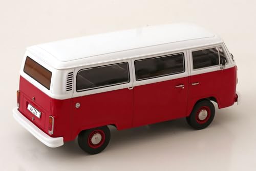 Volks Bus T2B Rojo y Blanco 1972 1:18 KK Scale miniatura 2