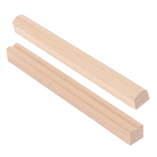 SAFIGLE 18pcs Kalimba Bridge Tool Thumb Piano Bridges for Improved Tone Easy to Install Lightweight Light Brown Color Accessory Key Kalimba