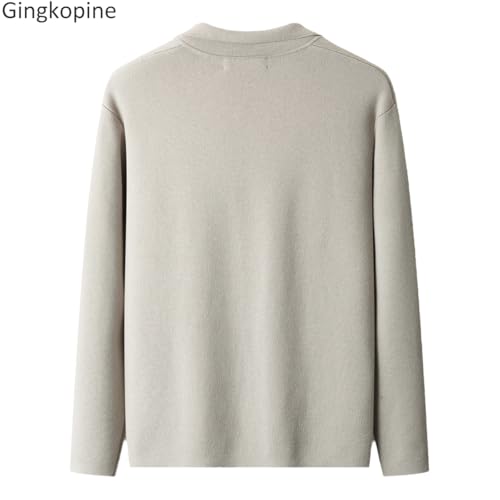 100% Wool Warm Asian Size Winter Sweater Cardigan2