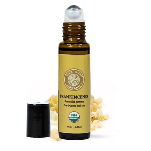 Silk Road Organic Frankincense Roll On, 10ml