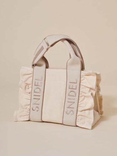 Amazon | [スナイデル] フリルロゴバッグ SWGB251615 レディース BEG