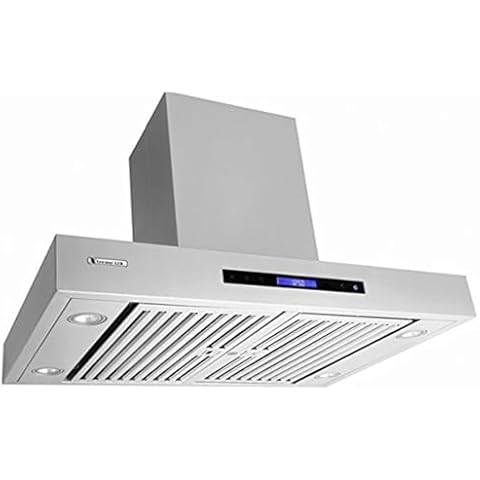 XtremeAir Pro-X Series PX06-W42, 42" Wide, Easy Clean swing-able baffle Filters, Stainless Steel, Wall Mount Range Hood Cover