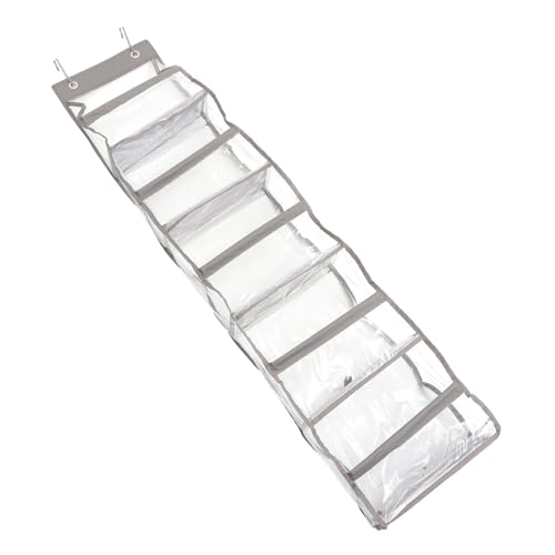 ERINGOGO Over The Door Organizer Wall Hanging Storage Bag 5-Layer PVC Oxford Cloth Hanging Shoe Bag