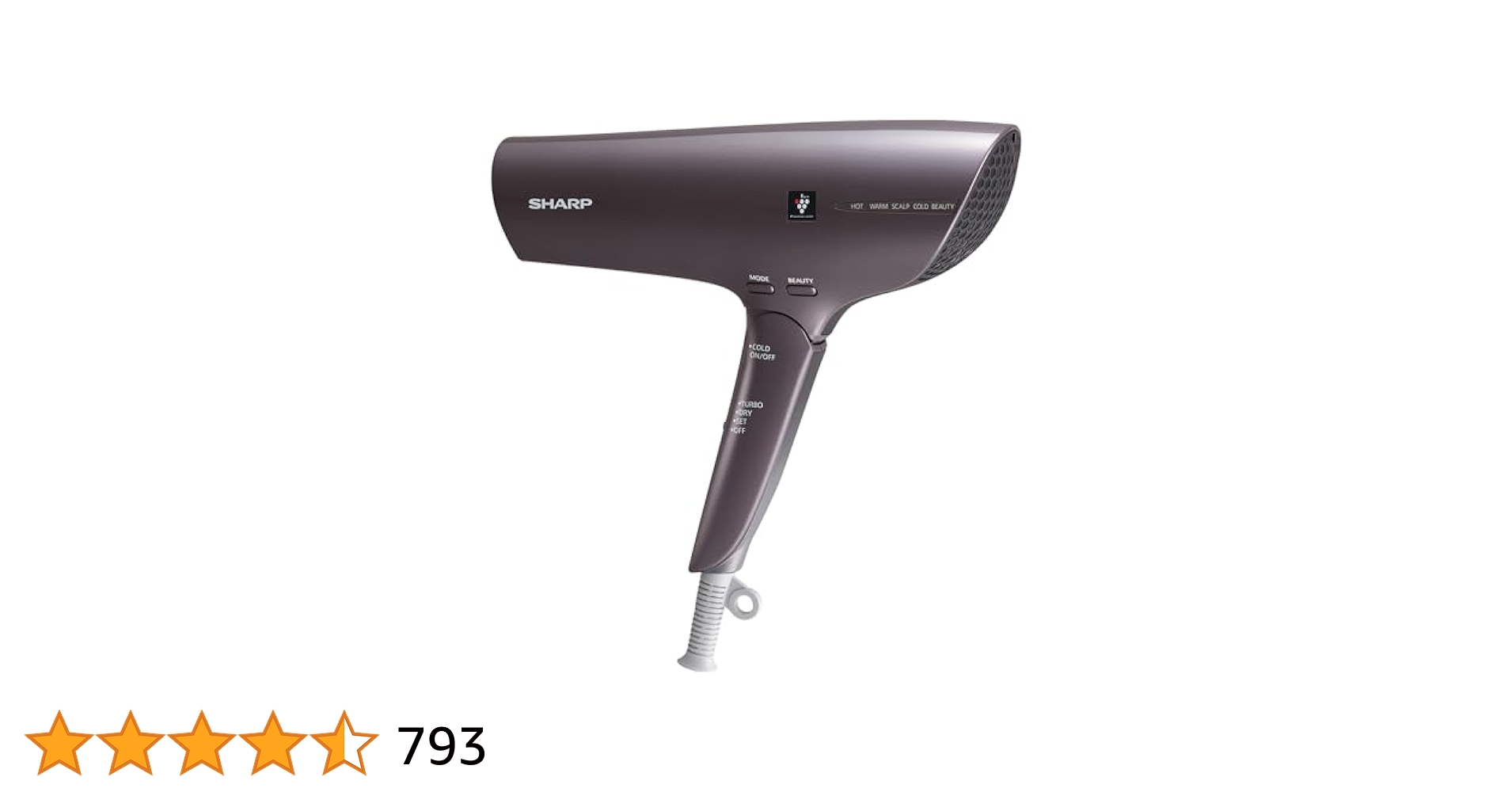 SHARP プラズマクラスター ヘアドライヤー IB-GP9-N Amazon.co.jp: シャープ ヘアドライヤー プラズマクラスター搭載