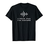 Vintage J'Peux Pas J'Ai Guitare pour Musicien ou Guitariste T Shirt