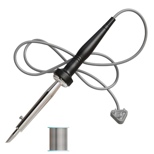 Image of 125W 220-230V Heat Pencil Tip Soldering Iron Kit with attachable element and Long PVC wire, Fast heating leak, and Surge Proof (Pack of 2)