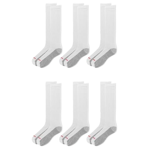 Wolverine Men's Cotton Comfort Crew Socks - 6 Pairs, Breathable Arch Support3