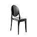 Kartell Victoria Ghost 4857 - Colore: Policarbonato Coprente Nero Lucido (E6/Nero Lucido)