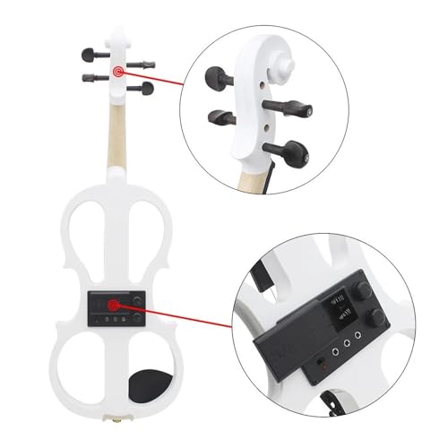 Violon Électrique Amplifié avec Sortie Casque Intégrée - 4