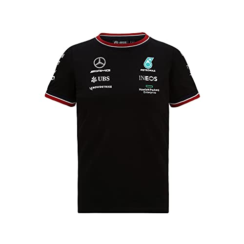 Camiseta F1 Mercedes-AMG de algodón transpirable para juegos infantiles
