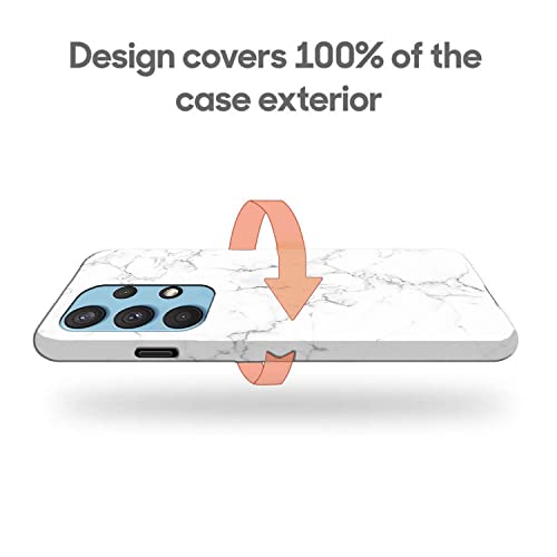 Image of COLORflow Back Cover Compatible with Samsung Galaxy A53 5G | Beautiful White Marble | Designer Printed Hard CASE Bumper Back Cover Compatible with Samsung Galaxy A53 5G