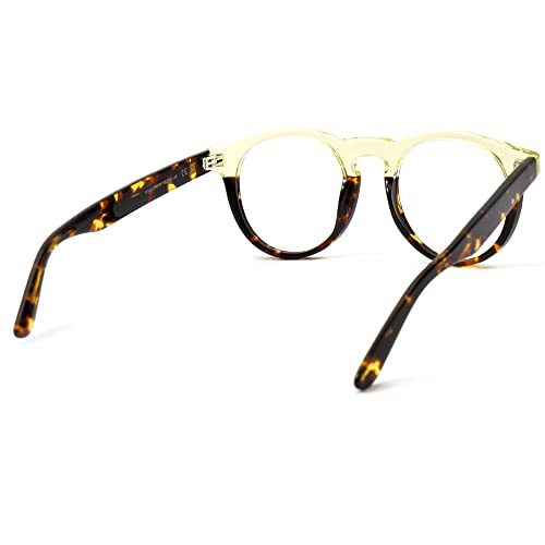 Image of Zeelool Vintage Round Blue Light Blocking Glasses for Women Bess WA807246