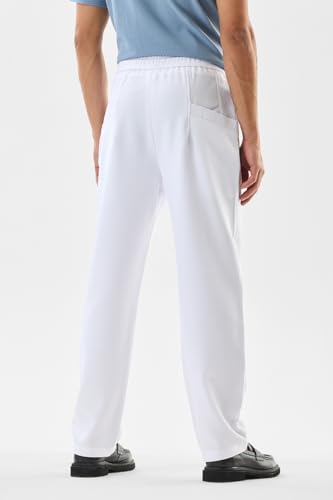 Image of SNITCH Men Chinos | Slim Fit Mid Rise Solid Pattern | Cotton Blend with Medium Stretch & Smooth Texture | Button & Zip Closure for Casual & Street Wear