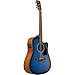 Ibanez PF50CE Acoustic-electric Guitar - Open-pore Trans Blue Sunburst