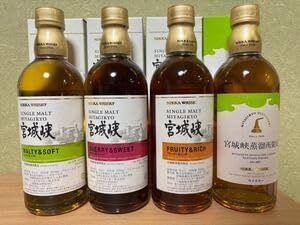 NIKKA 宮城峡 蒸溜所限定 ウイスキー 500ml 4本セット ニッカ