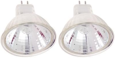 KOR (Pack of 2) 10 Watt MR11 12 Volt Precision Halogen Reflector Fiber Optic Light Bulb 10W 12V
