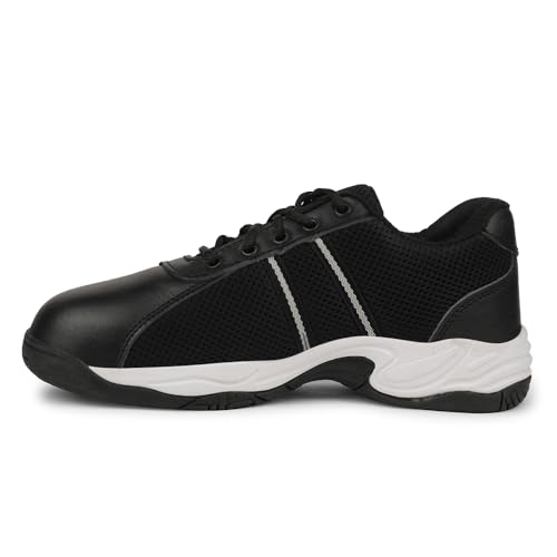 Image of Liberty Freedom ROCKELETWF Black Safety Lacing Oxford Shoes for Men - 5