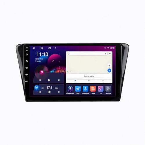 Radio Coche 2 DIN Peugeot 408 Android Auto Bluetooth Espejo 4 Nuclear