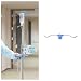 IV Pole Hooks Infusion Rack Hangers, IV Stand Hooks Infusion Bag Holders for Home & Clinic Multiple Patients Use, Fit 0.6in Hole Diameter (Double Hook)