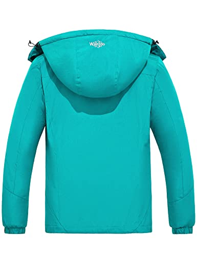 Image of Wantdo Women's Mountain Waterproof Ski Jacket Windproof Rain Jacket Winter Warm Hooded Coat