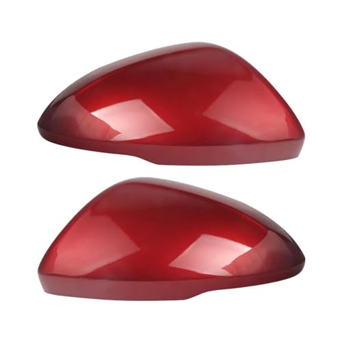 Coques de rétroviseur rouge vif haute résistance pour modèles Cruze 2017-2019