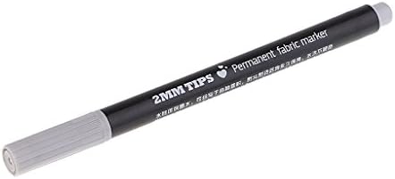 Miniatura 4 de Rotulador permanente para tela y lavandería, color blanco, perfecto para ropa escolar y kit deportivo (blanco)