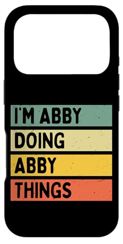 I'm Abby Doing Abby Things �ʔ������� �X�}�z�P�[�X iPhone 17 Pro �p