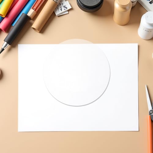 Discos de Vidrio LABRIMP Set de 4 para Moler Pigmentos de Pintura al Óleo 7
