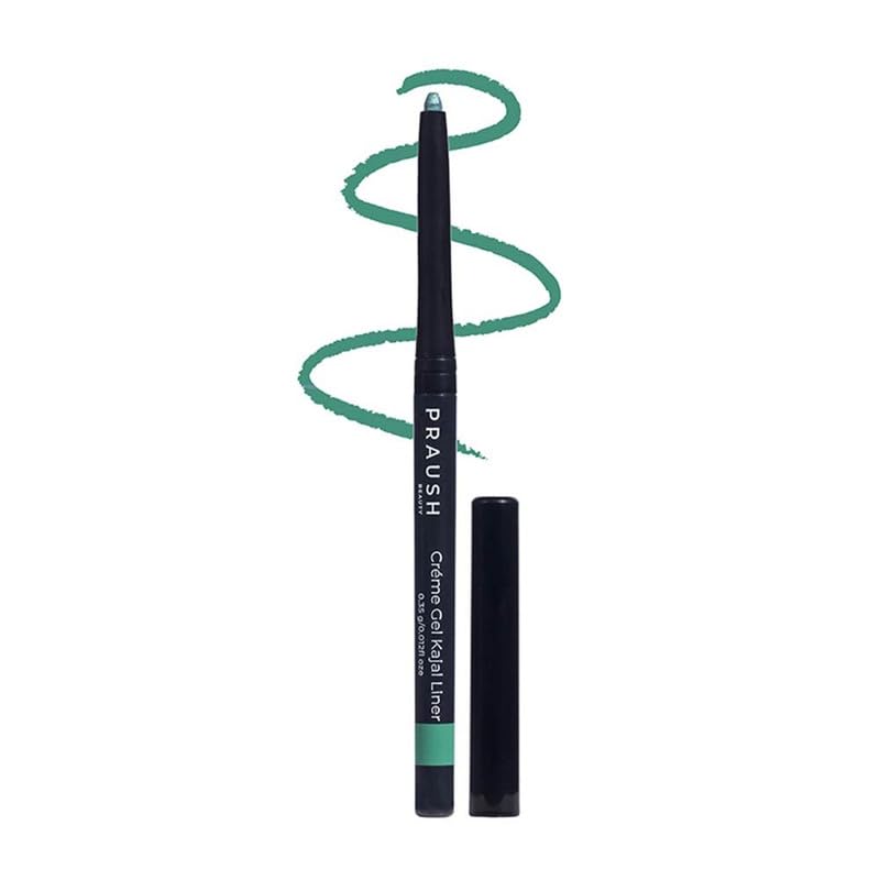 Praush Creme Gel Coloured Kajal Liner For Sensitive Eyes- Jade Green-image-49