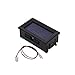Lead-Acid Lithium Battery Capacity Indicator Analyzer 72V Mini Volt Panel Meter Car Battery Charger Level LED Voltage Meter(Lead-Acid (Black))