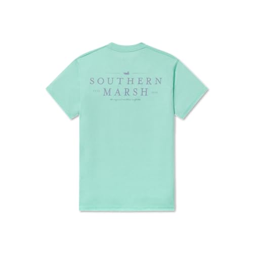 Southern Marsh Mens SEAWASH Classic T-Shirt Short Sleeve Tee Bimini Green Small
