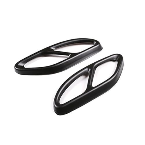 Cache-embout d'échappement noir brillant pour Mercedes CLA W117 AMG 2016-2017