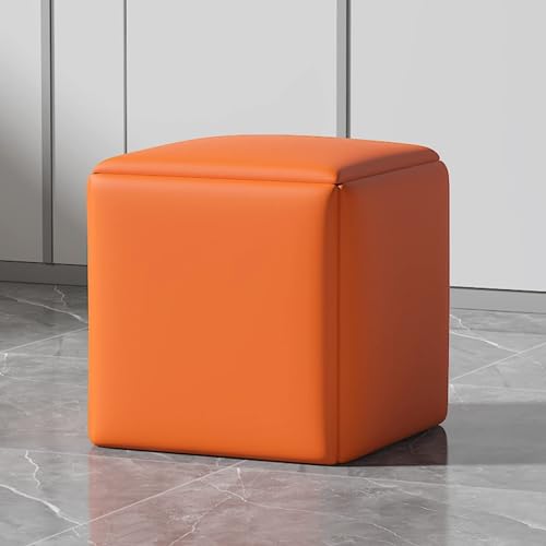 Tabourets de pied orange cube 5 en 1 pour optimiser l'espace - 2