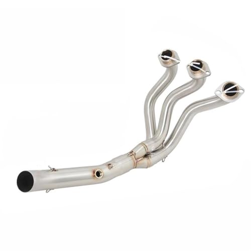 Tuyau d'échappement avant 51mm collecteur moto Yamaha FZ09 FZ-09