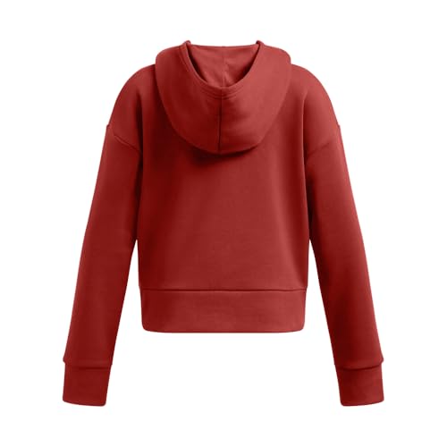 Under Armour Girls' Rival Fleece Crop Hoodie2