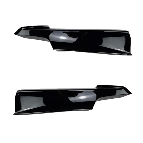 Car Front Bumper Stickers Side Splitter Spoiler Fog Lamp Cover Compatible with BMW F30 F35 M Pack 320I 325I 2013 2014 2015 2016 2017~2019(Black 2 Pcs-01)