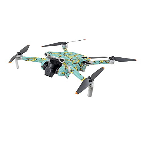 Image of MightySkins Carbon Fiber Skin Compatible with DJI Mini 3 - Bananas | Protective, Durable Textured Carbon Fiber Finish | Easy to Apply | Made in The USA