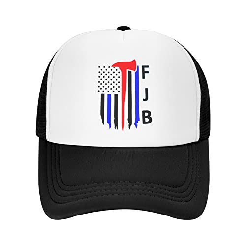 Pictetw Fjb Hat American Flag Hat Adjustable Unisex Baseball Cap Trucker Cap Sports Cap Casual Cap Dad Cap Black