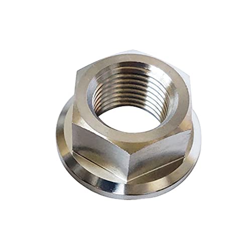 Écrous hexagonaux à bride en titane M18 pas 1.5 de Grade 5 ultra légers