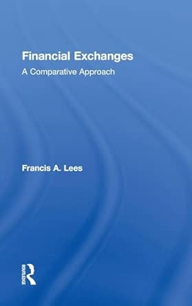 Financial Exchanges: A Comparative Approach book cover