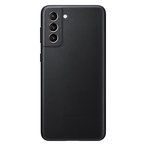 Samsung Leather Cover Per Galaxy S21+ 5G, Black