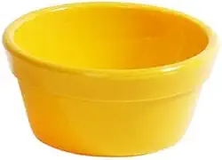 Ramequim Cheff 60ml Amarelo em Plástico Resistente Linha Tropical