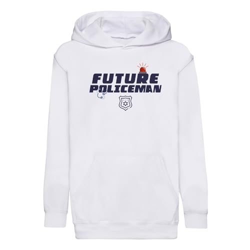 Sweat à capuche futur policier cadeau idéal pour anniversaire enfant