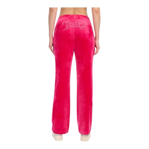 Juicy Couture Women's Hallow Bling Velour Track Pant