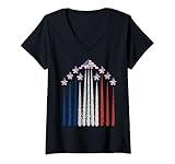 Photo Gallery donna patriotic fighter jets bandiera usa rosso bianco & blu 4 luglio maglietta con collo a v Photo Gallery donna patriotic fighter jets bandiera usa rosso bianco & blu 4 luglio maglietta con collo a v