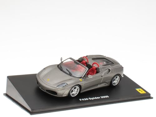 OPO 10 - 1/43 car compatible with Ferrari F430 Spider 2005 - GT019, Silver